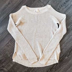 Hollister cold shoulder sweater